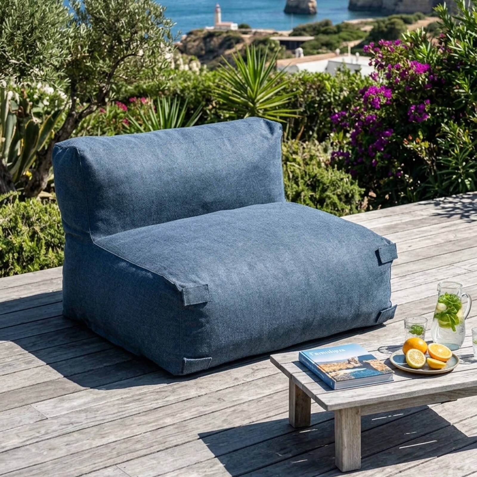 Chauffeuse pour salon de jardin modulable