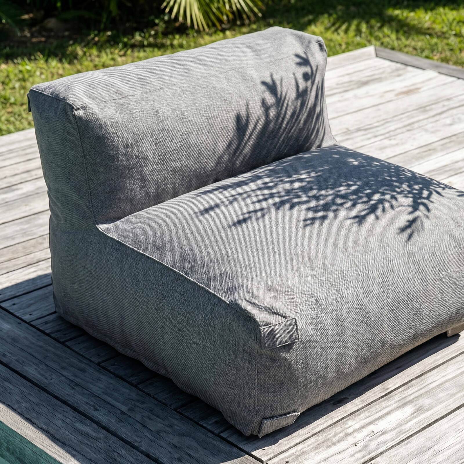 Chauffeuse pour salon de jardin modulable
