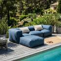 Chauffeuse pour salon de jardin modulable