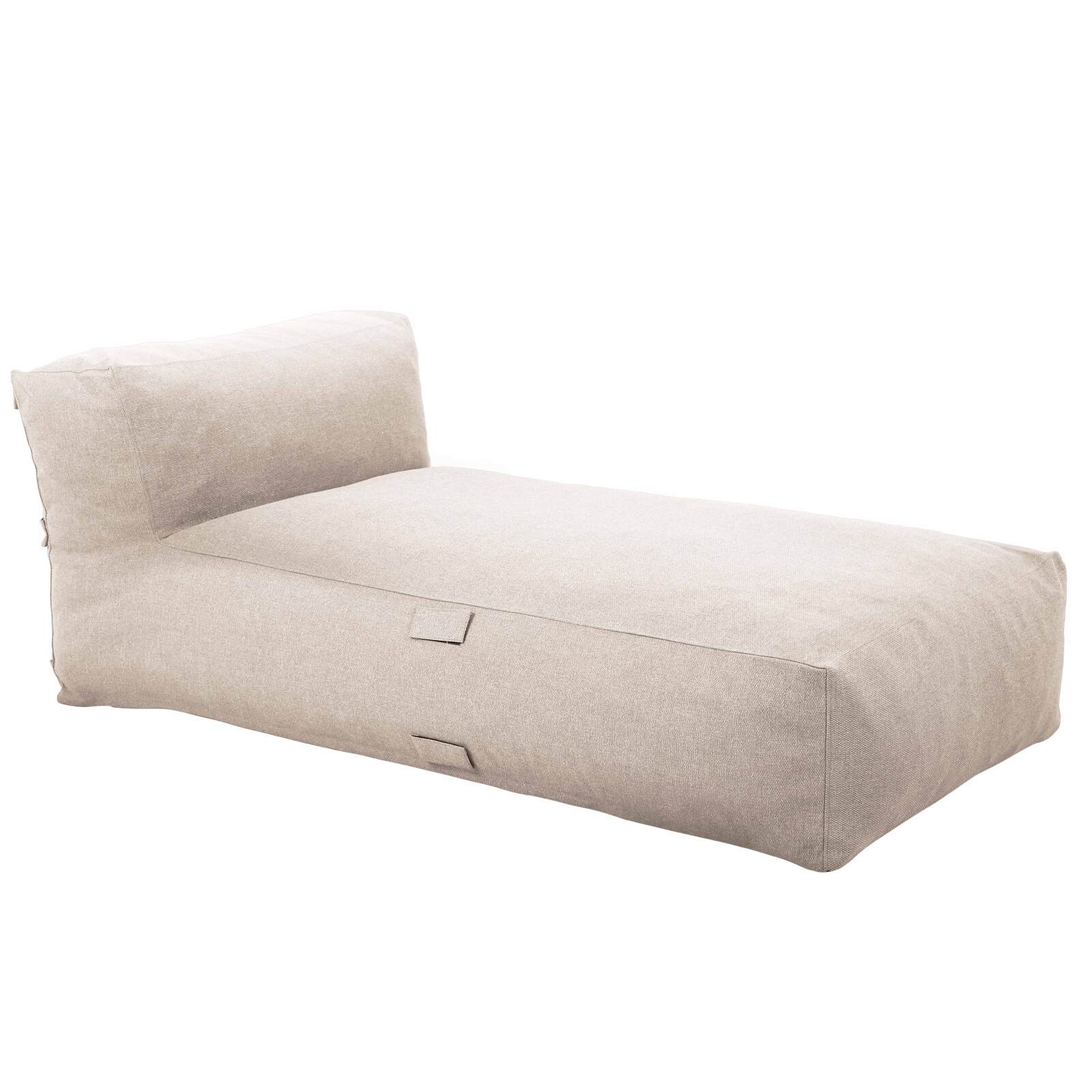Méridienne pour salon de jardin modulable