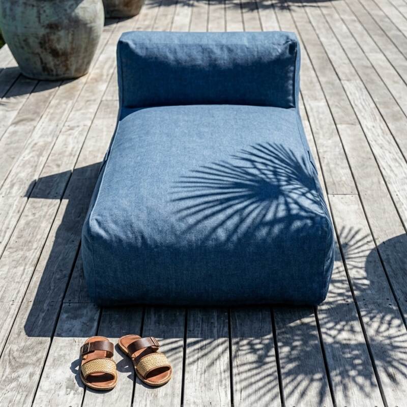 Méridienne pour salon de jardin modulable