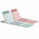 Lot de 2 matelas de plage pliants rayés jaune et rouge