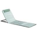 Lot de 2 matelas de plage pliants rayés jaune et rouge