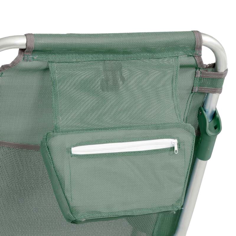 Lot de 2 chaises de plage pliantes inclinables 4 positions (4/32)