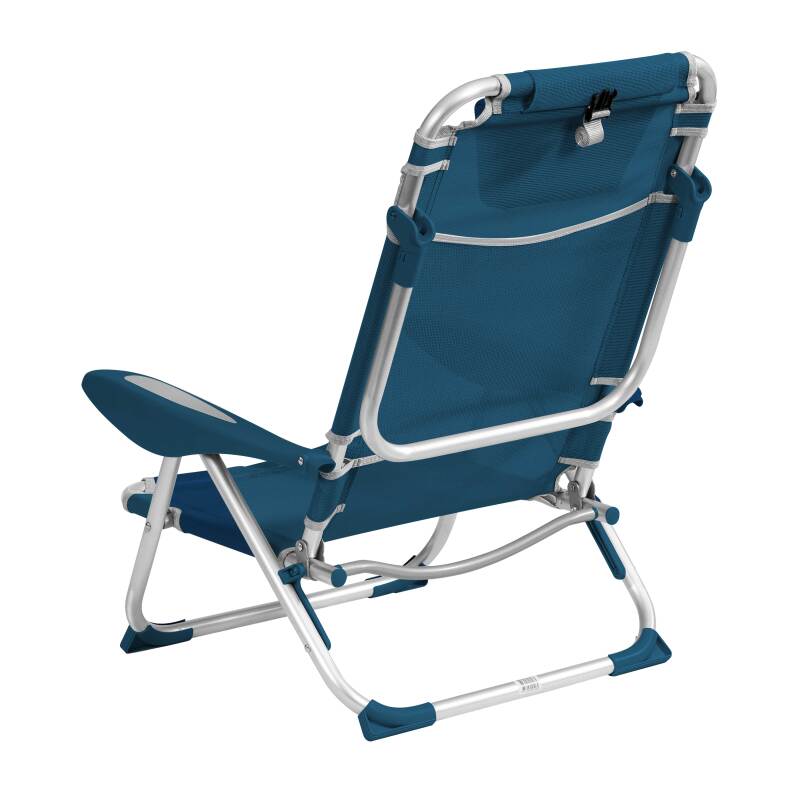 Lot de 2 chaises de plage pliantes inclinables 4 positions (11/32)