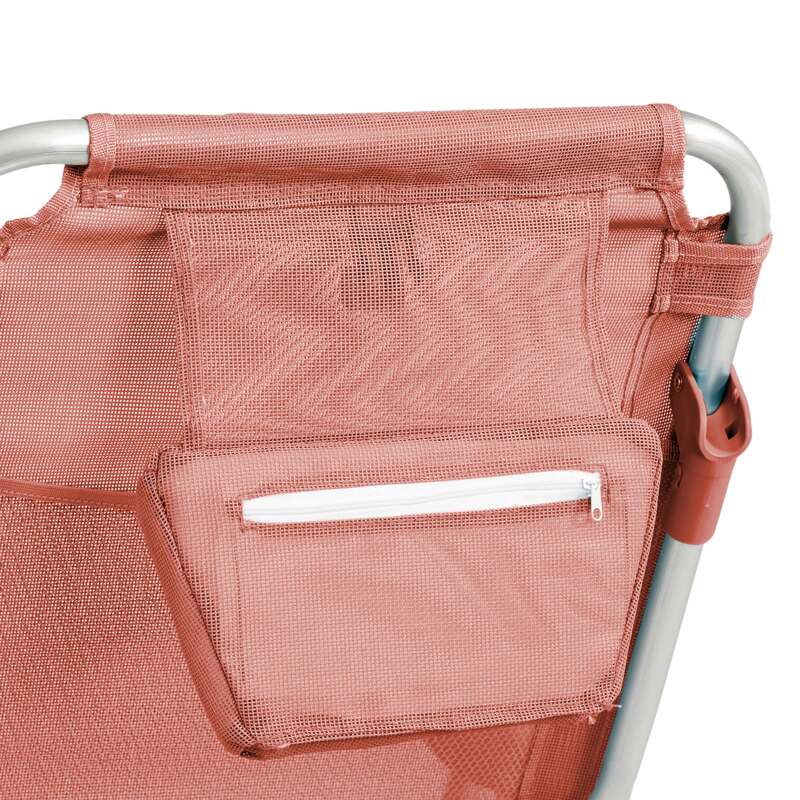 Lot de 2 chaises de plage pliantes inclinables 4 positions (20/32)