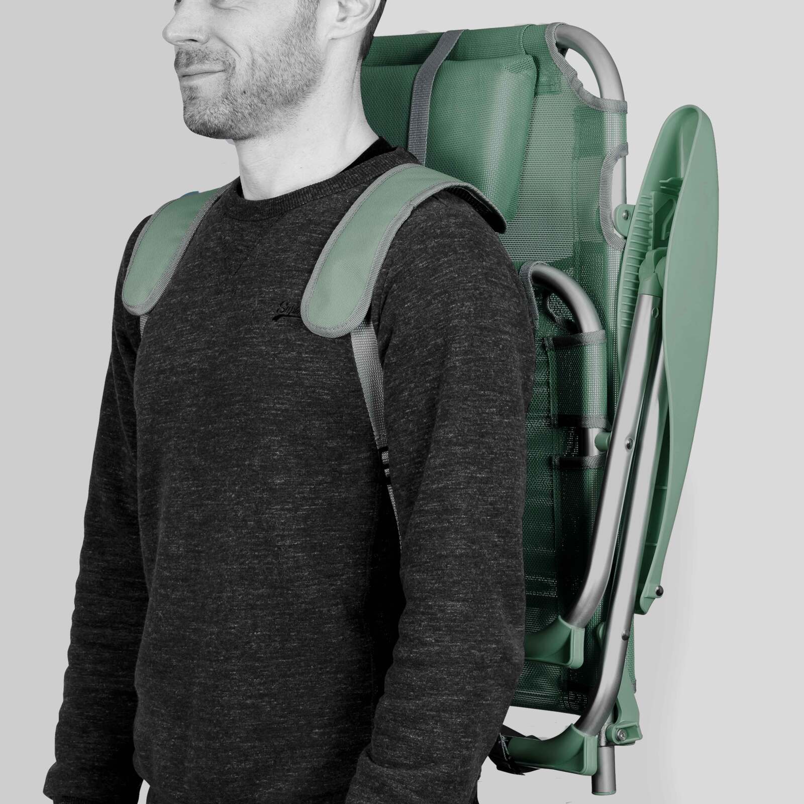 Lot de 2 chaises de plage pliantes inclinables 4 positions