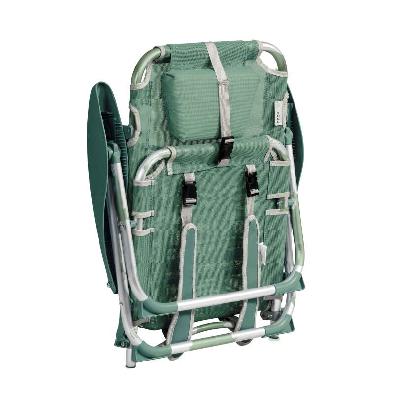 Lot de 2 chaises de plage pliantes inclinables 4 positions (5/32)