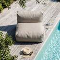Salon de jardin modulable 3 places avec 3 chauffeuses