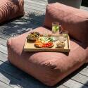 Salon de jardin modulable 3 places avec 3 chauffeuses