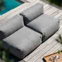 Salon de jardin modulable 3 places avec 3 chauffeuses