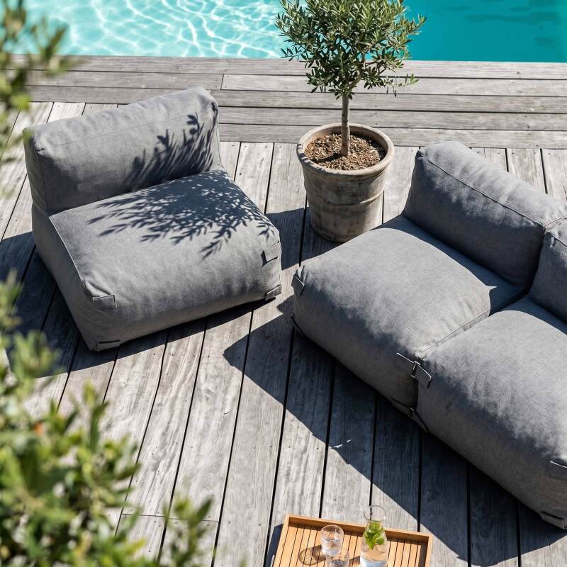 Salon de jardin modulable 3 places avec 3 chauffeuses (4/7)