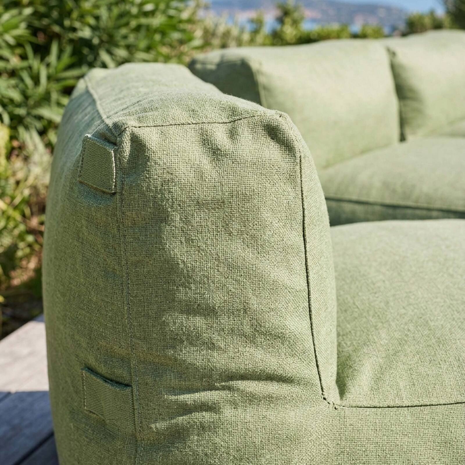 Salon de jardin modulable 3 places avec 3 chauffeuses