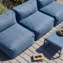 Salon de jardin modulable 3 places avec 3 chauffeuses