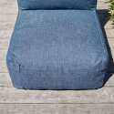 Salon de jardin modulable 3 places avec 3 chauffeuses