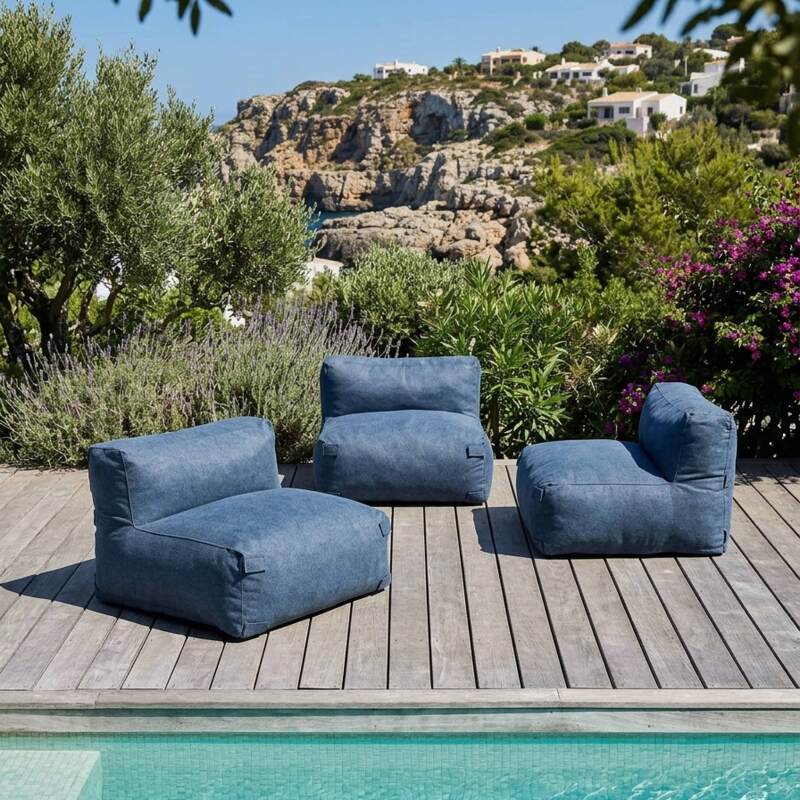 Salon de jardin modulable 3 places avec 3 chauffeuses (4/7)