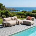 Salon de jardin modulable 3 places avec 3 chauffeuses