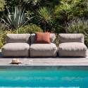 Salon de jardin modulable 3 places avec 3 chauffeuses