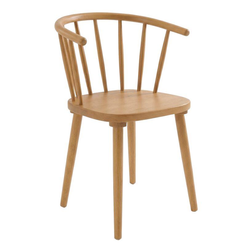 Chaises en bois d'orme ajourées - Lot de 2 (6/7)