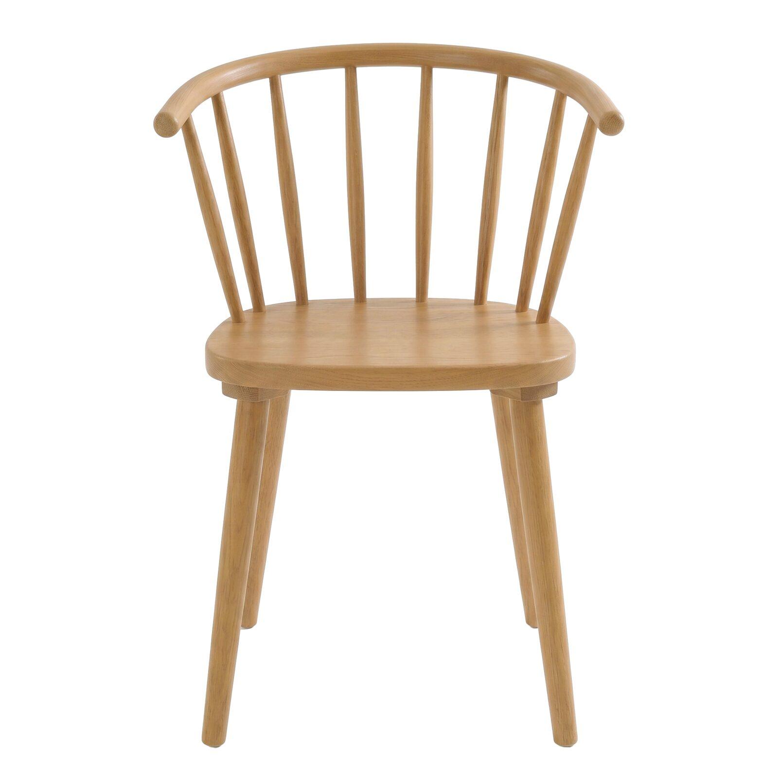 Chaises en bois d'orme ajourées - Lot de 2