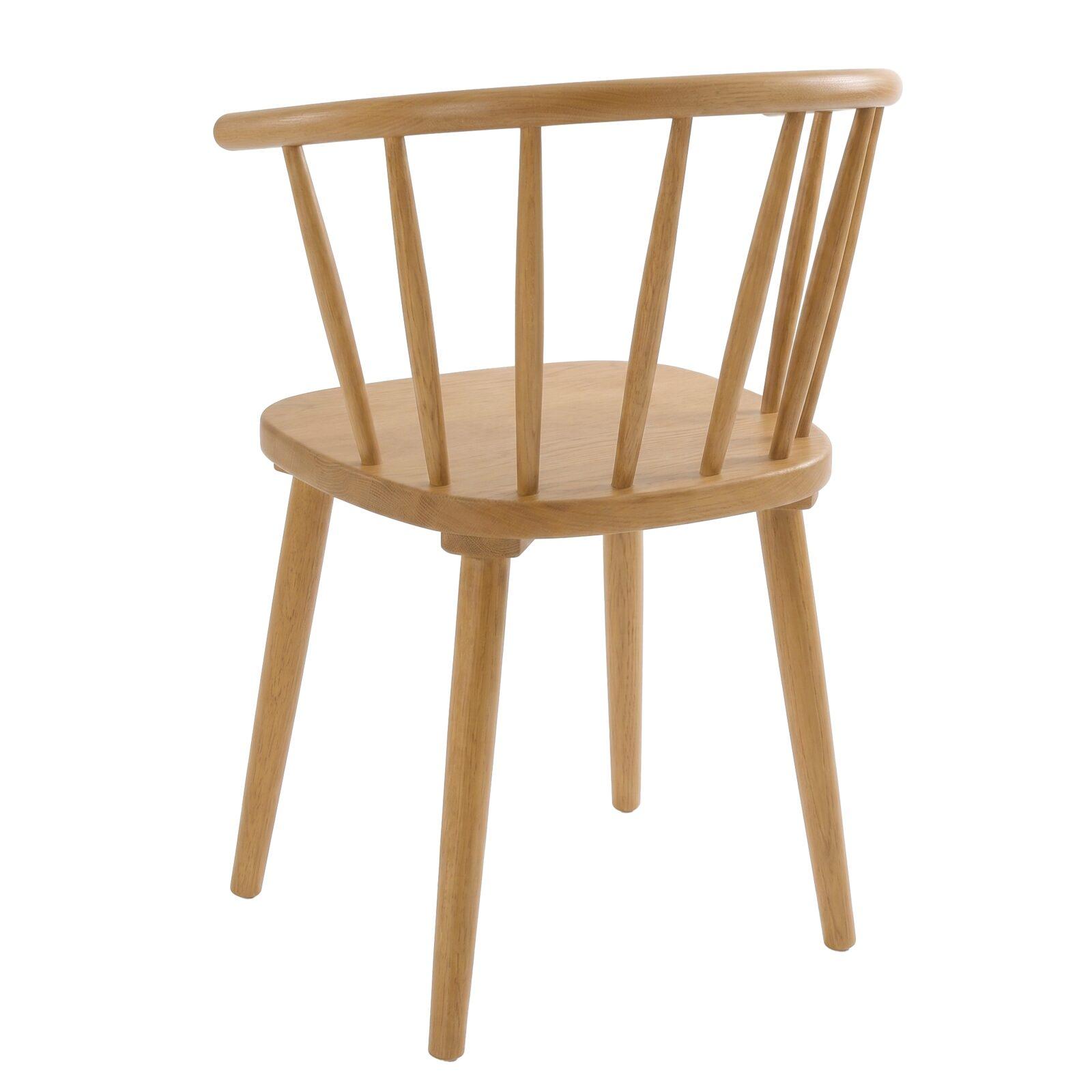 Chaises en bois d'orme ajourées - Lot de 2