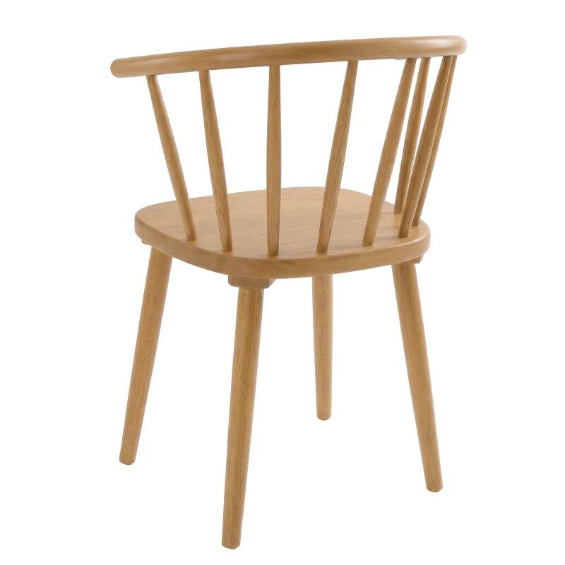 Chaises en bois d'orme ajourées - Lot de 2