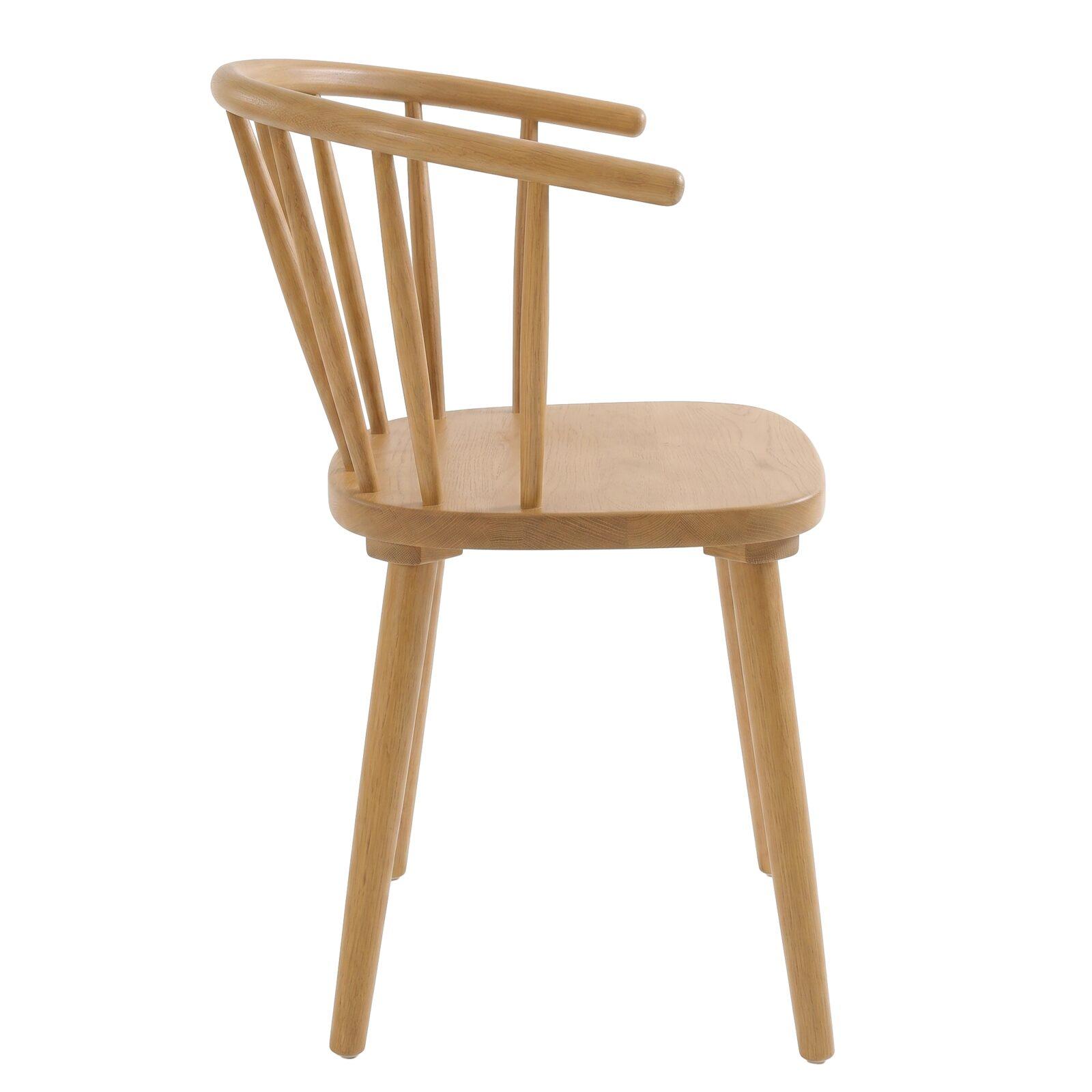 Chaises en bois d'orme ajourées - Lot de 2