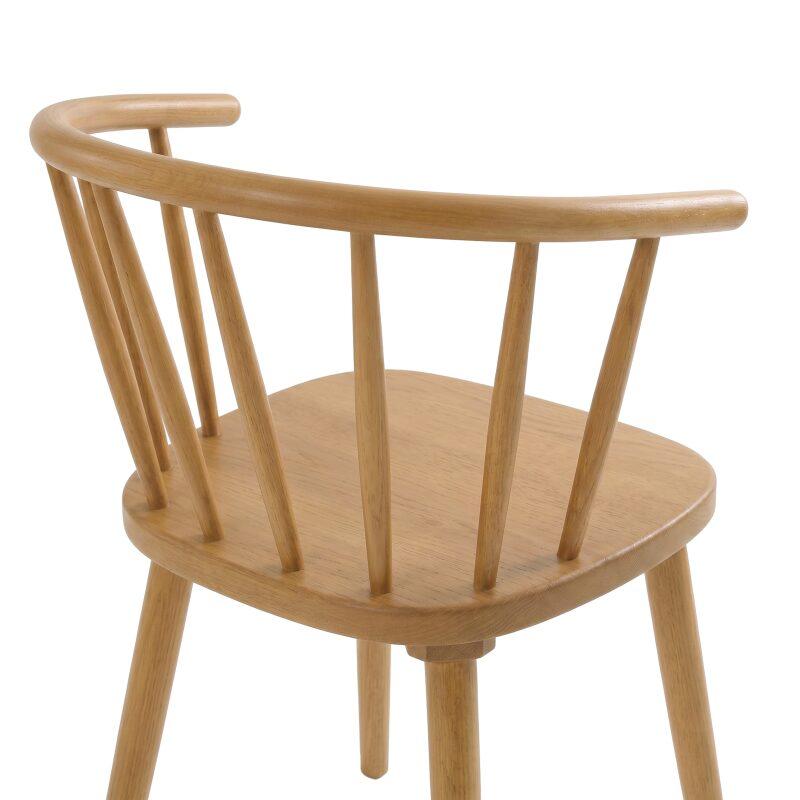 Chaises en bois d'orme ajourées - Lot de 2 (4/7)