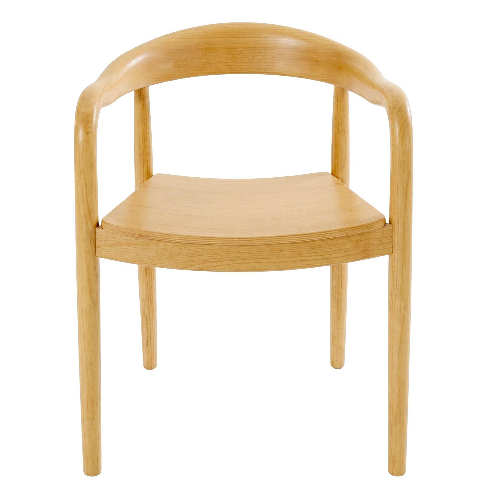 Chaises en bois d'orme avec accoudoirs - Lot de 2