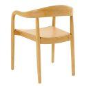Chaises en bois d'orme avec accoudoirs - Lot de 2