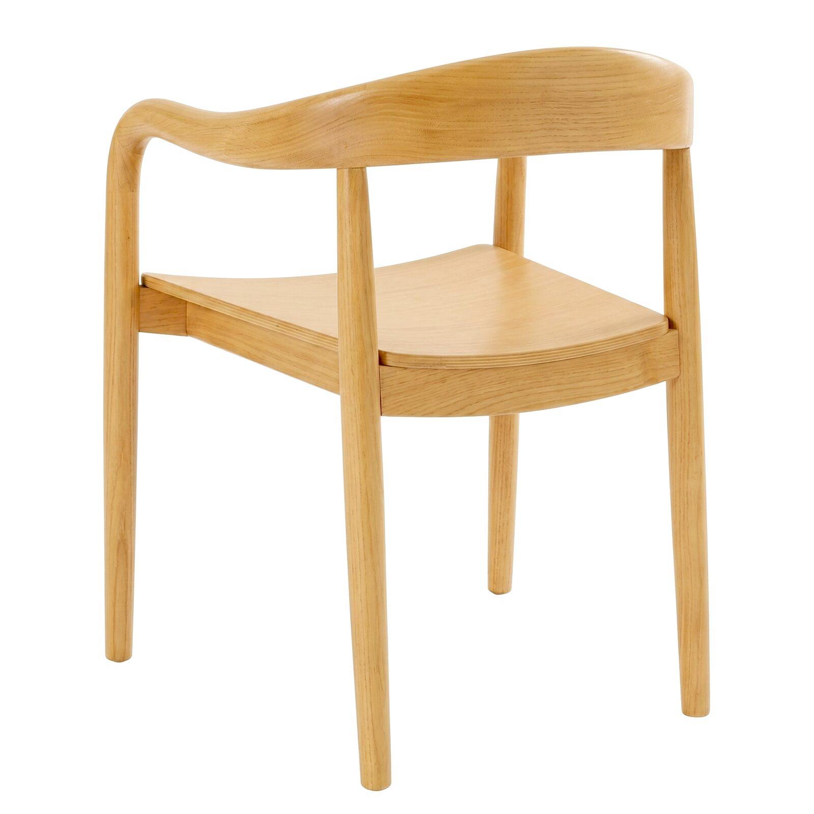 Chaises en bois d'orme avec accoudoirs - Lot de 2
