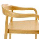 Chaises en bois d'orme avec accoudoirs - Lot de 2