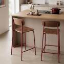 Chaises hautes en bois et métal - Lot de 2