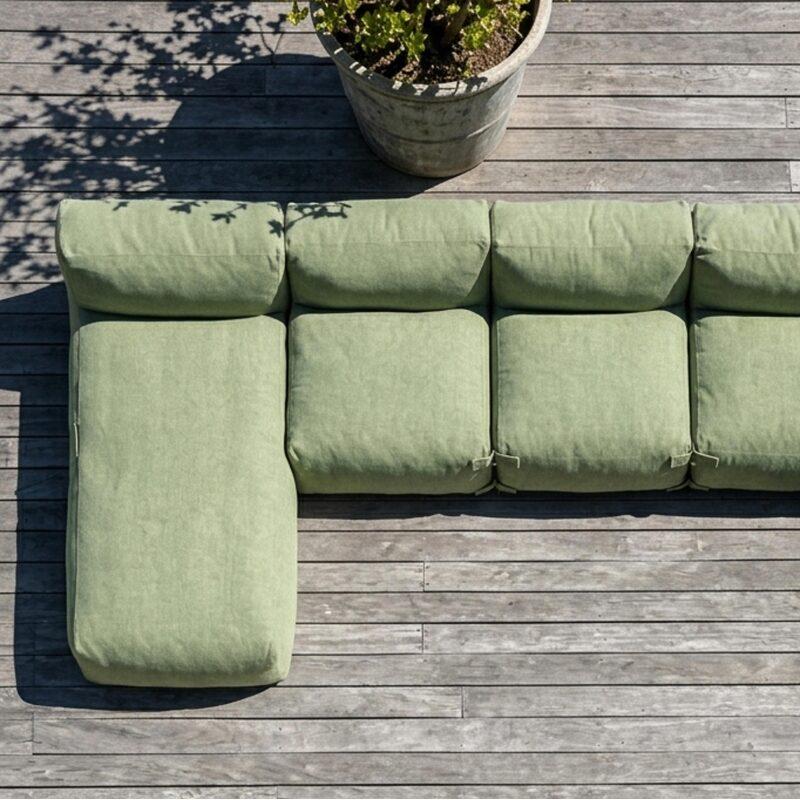 Salon de jardin modulable 7 places avec 5 fauteuils et 2 méridiennes (2/7)