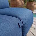 Salon de jardin modulable 3 places avec 2 fauteuils et 1 méridienne