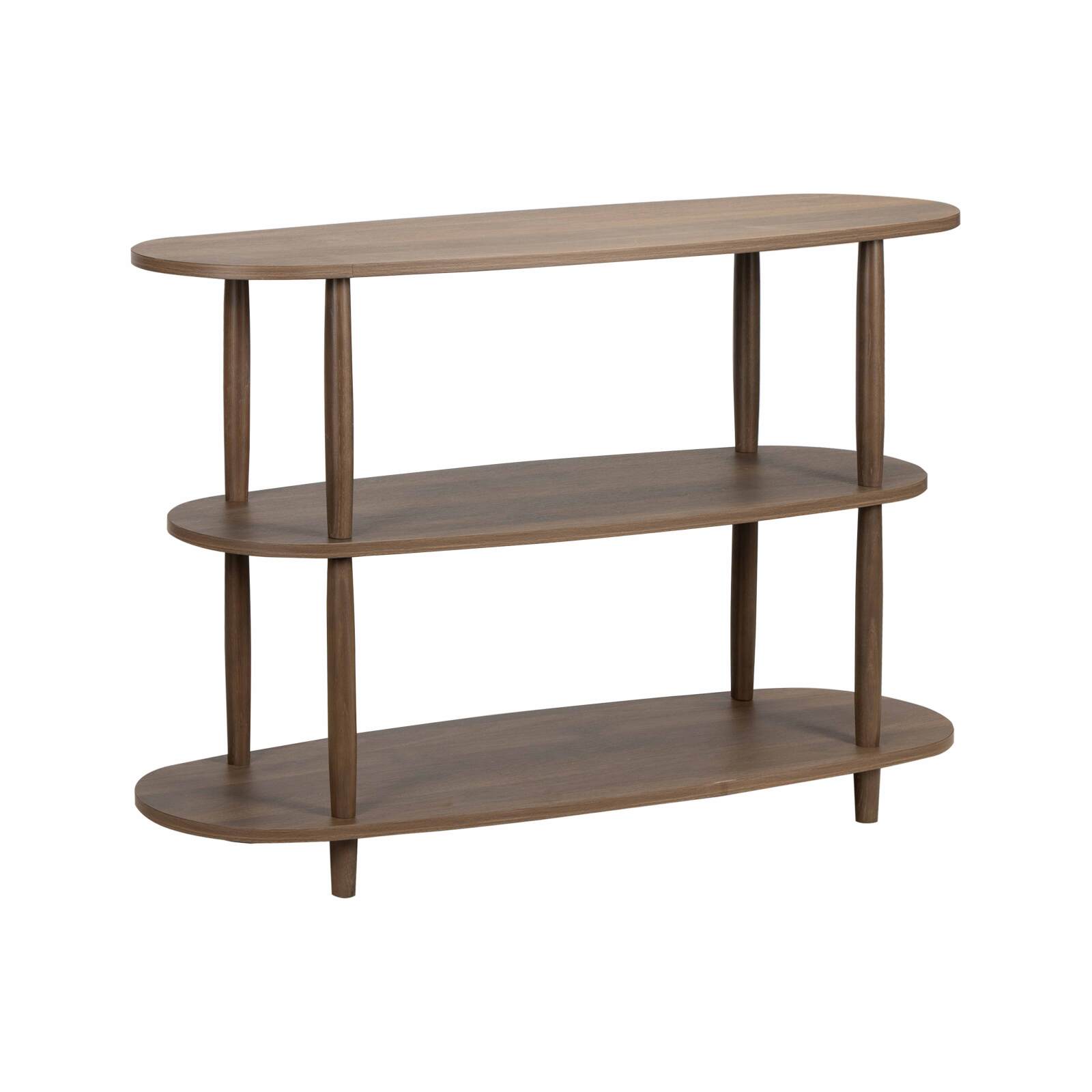 Etagère haute effet bois 120x77 cm