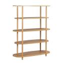 Etagère haute effet bois 120x145 cm 