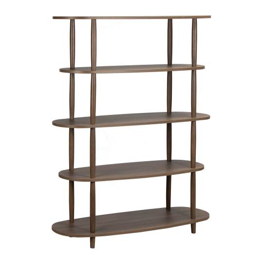 Etagère haute effet bois 120x145 cm | Oviala