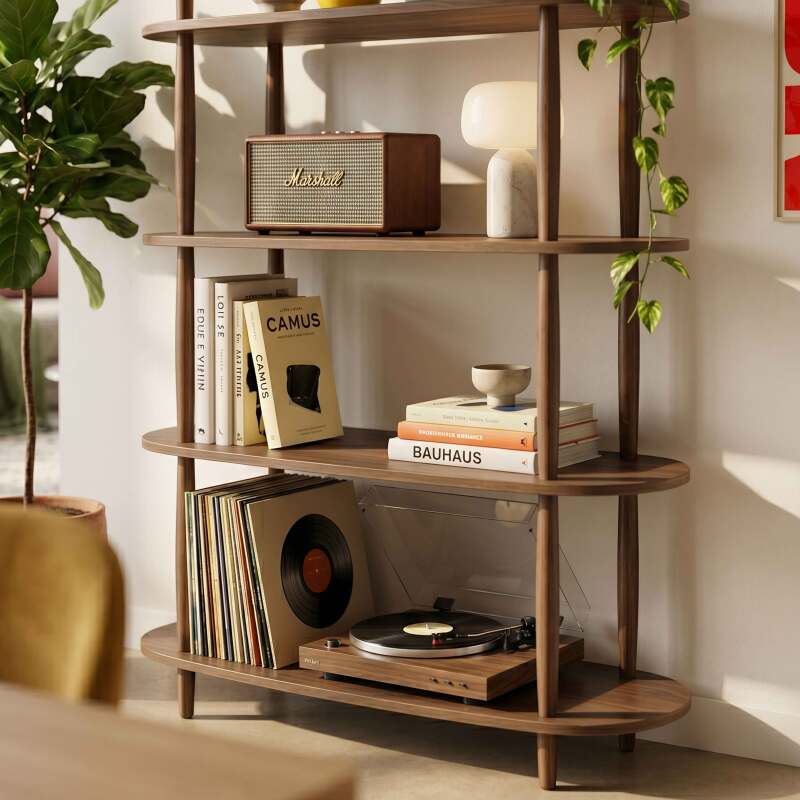 Etagère haute effet bois 120x145 cm  (3/8)