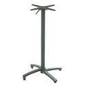 Table haute extérieure mange-debout 60x60x108 cm en aluminium