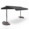Store banne double pente (3 x 4m) et 4 dalles de lestage