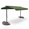 Store banne double pente (3 x 4m) et 4 dalles de lestage