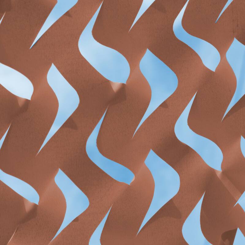 Voile d'ombrage rectangulaire ajourée réversible 4x3 m (3/6)