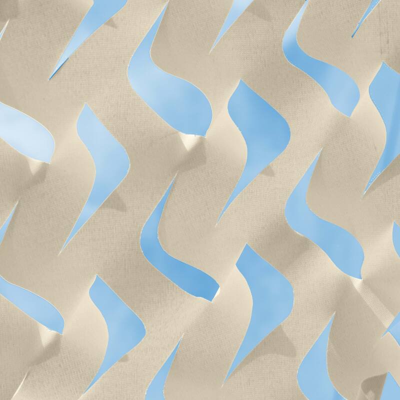 Voile d'ombrage rectangulaire ajourée réversible 4x3 m (4/6)