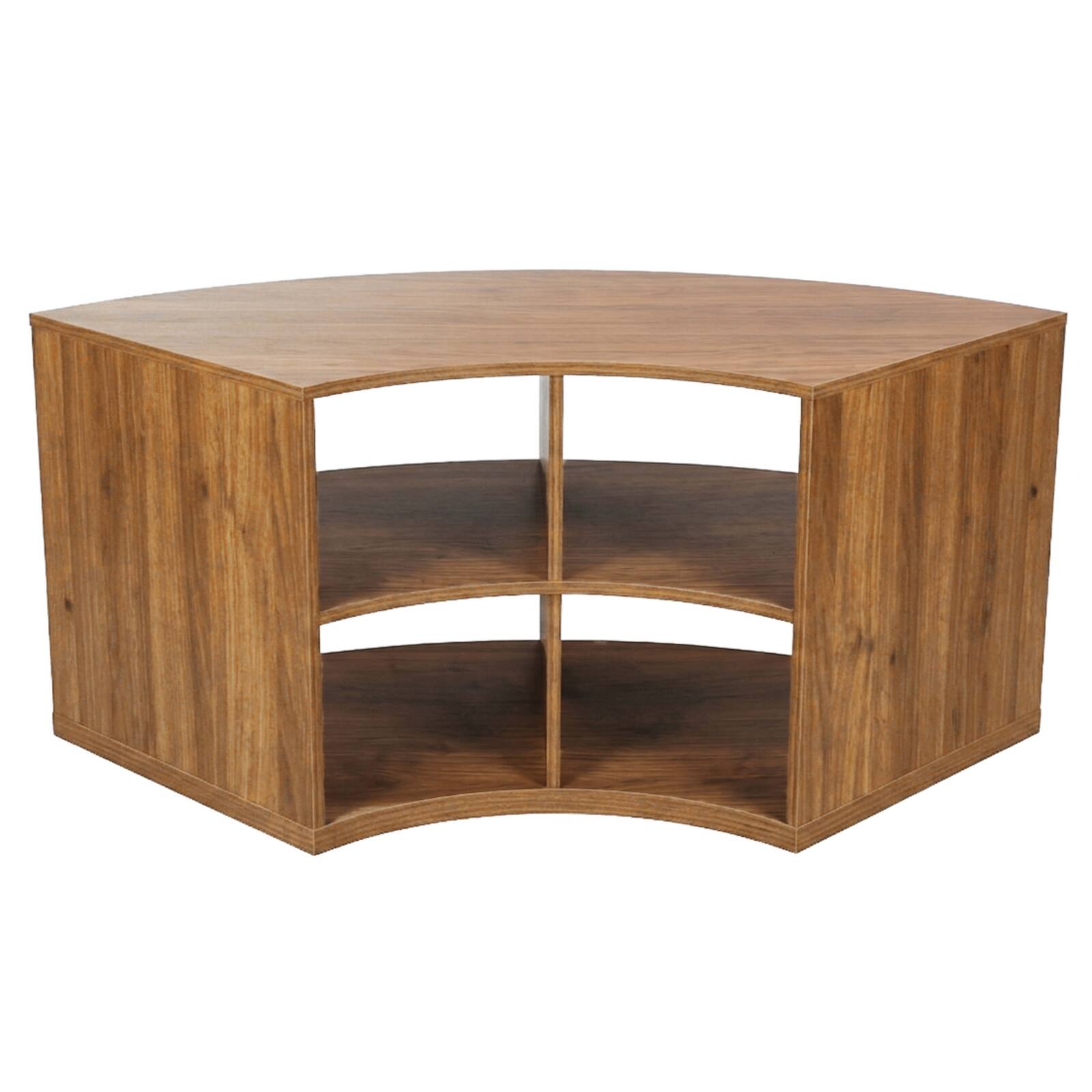 Meuble TV effet bois 120 cm style scandinave