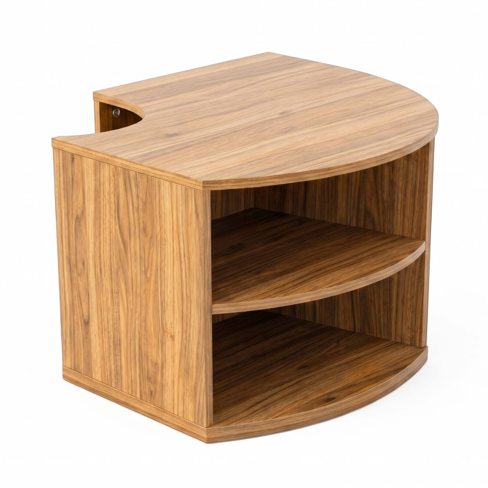Meuble TV effet bois 120 cm style scandinave