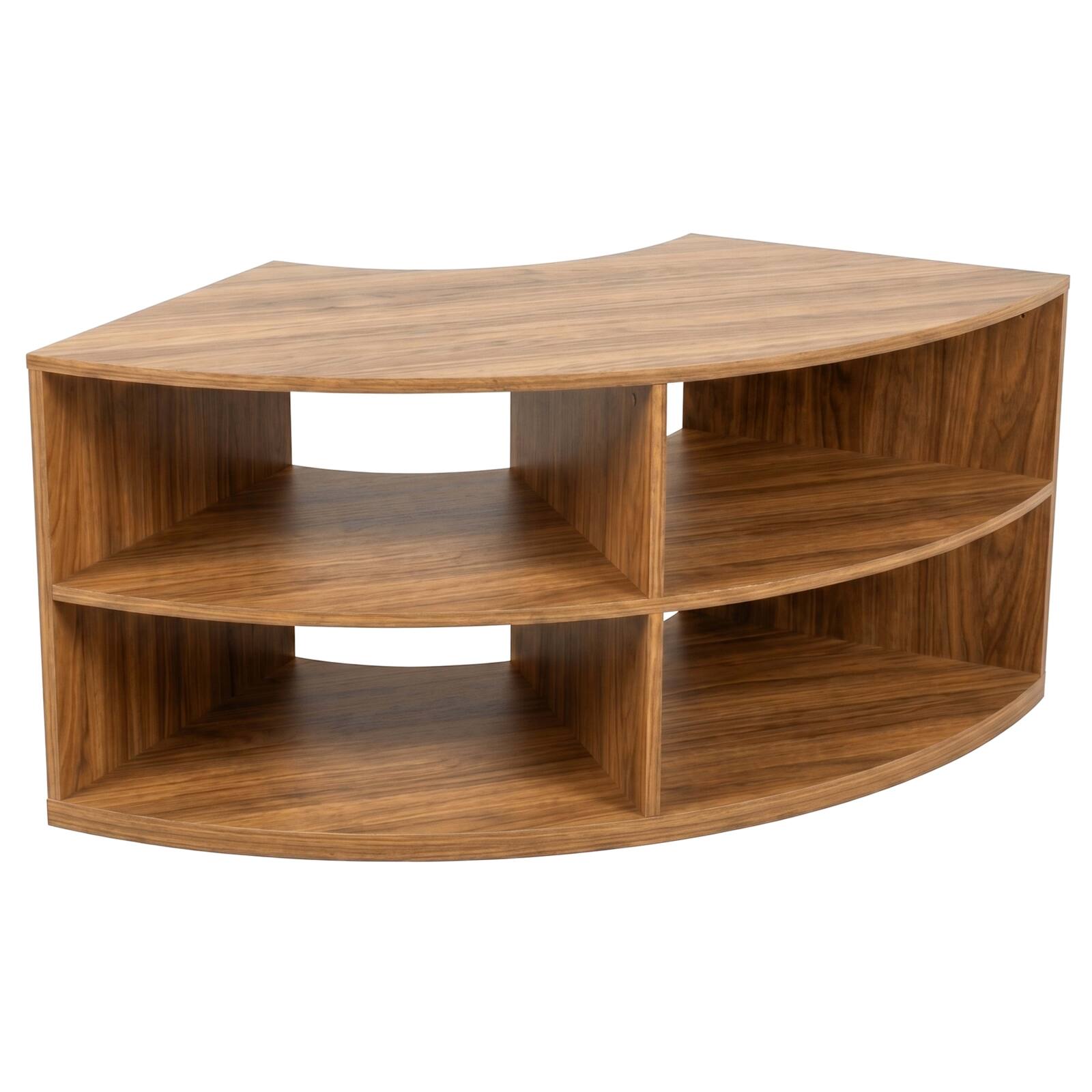 Meuble TV effet bois 120 cm style scandinave
