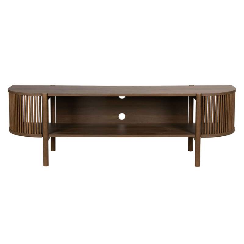 Meuble TV effet bois 160 cm style bohème
 (4/8)