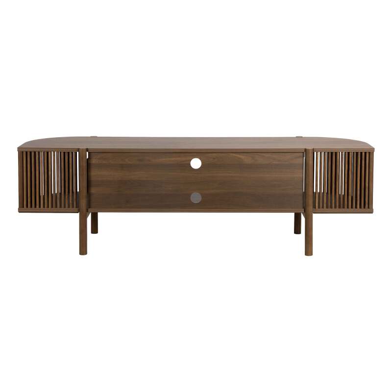 Meuble TV effet bois 160 cm style bohème
 (5/8)