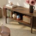 Meuble TV effet bois 160 cm style bohème
